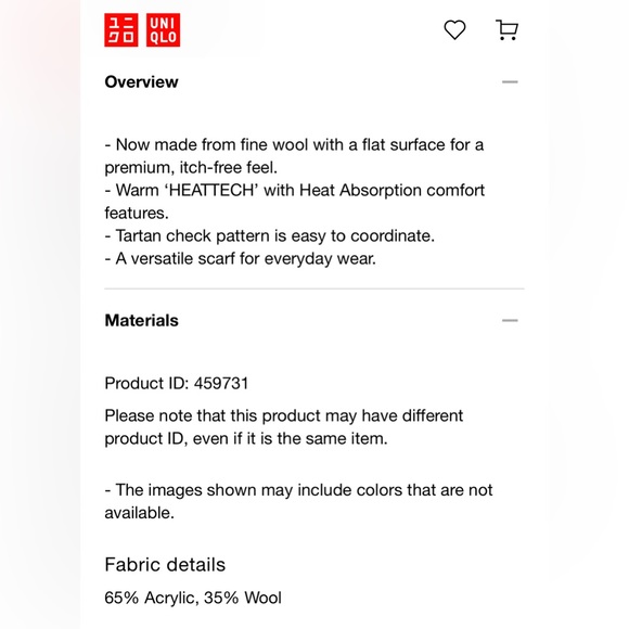 Uniqlo HEATTECH men’s houndstooth brown black fringe winter scarf - Picture 2 of 11